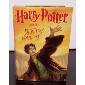 First Edition Harry Potter And The Deathly Hallows Hardcover Book 2007 Pre Owned